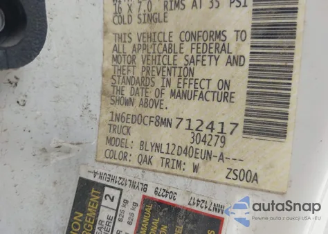 2021 Nissan Frontier King Cab S 4X4 from USA, damaged, VIN 1N6ED0CF8MN712417